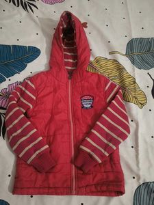 Red Hooded Kids' Jacket