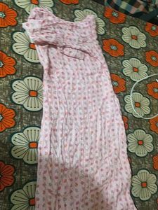 Beautiful Pink Floral Kurta