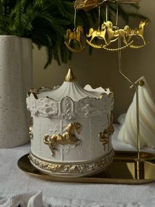 Vintage Carousel Trinket Box