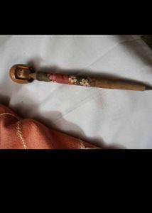 vintage kokeshi doll pen (collectible)
