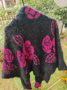 Floral Black Pink Cardigan
