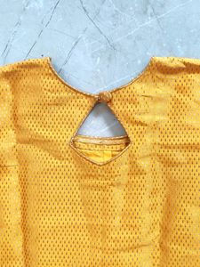 Heavy Silk Brocade Kurta Top Kurti