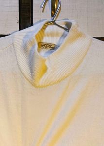 White Turtleneck Sweater