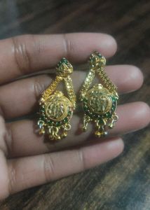 Gold Plated Dangle Earrings