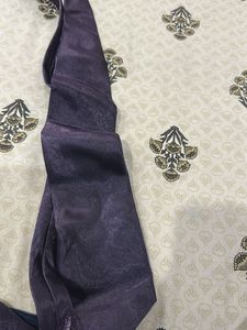Men's Shiny Purple Tie