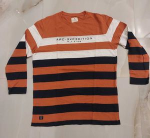 Men's Striped Long Sleeve T-Shirt