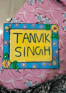 Customizable Name Plate for Home