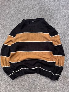 Striped Knit Sweater