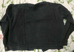 Classic Black Denim Jacket