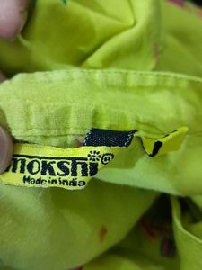 Florescent Green Printed Kurta (Women's)