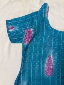 Beautiful Teal &amp; Pink Kurta Set
