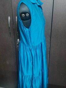 New dress Teal Tiered  50 inche