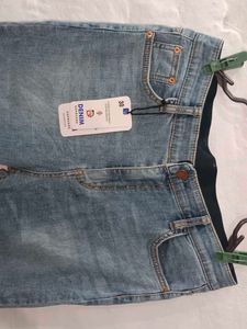 Denim Cropped Jeans
