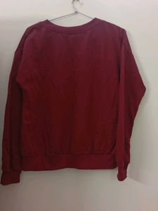 Cozy Maroon Sweatshirt