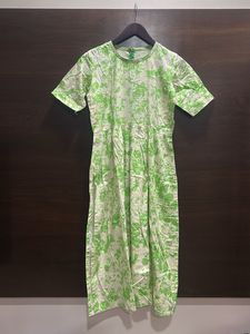 Green Floral Dress
