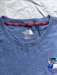 The North Face Blue Pocket Tee