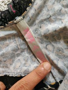 victoria's secret Leopard Print Lace Trim Panty
