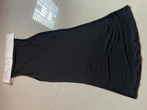 Elegant Off-Shoulder Black &amp; White Dress