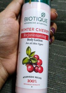 Biotique Winter Cherry Rejuvenating Body Lotion