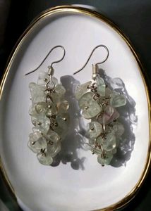 Green Aventurine Crystals Earrings