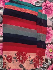 Beautiful Floral Print Saree
