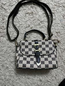 Chic Checkered Crossbody Bag