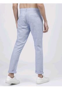 Light Blue Checkered Trousers