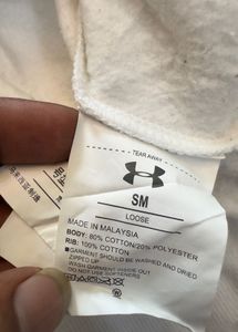 Under Armour White Zip Hoodie
