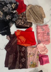 Assorted cloth bits