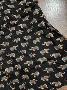 Cute Elephant Print Kurti