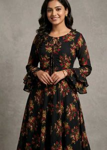 Floral Print Maxi Dress