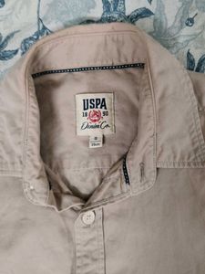 US Polo Assn. Khakhi Men's Casual Shirt