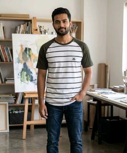 Striped Raglan T-Shirt