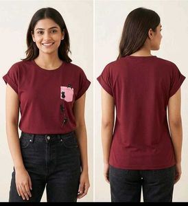 Cute Cat Pocket T-Shirt