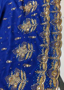 Royal Blue zardozi 💯 an sew work beautiful 😍