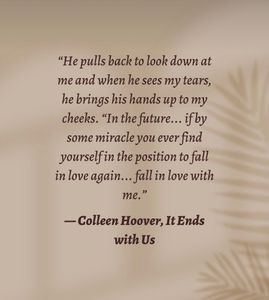 It Ends With Us By Colleen Hoover