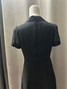 Chic Polka Dot Button-Up Blouse