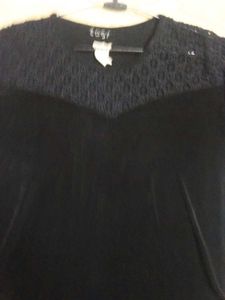Elegant Black lycra Top