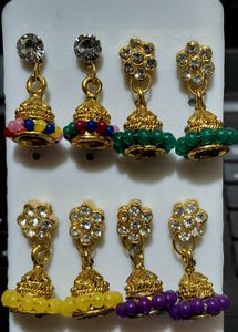Colorful Jhumka Earring Set