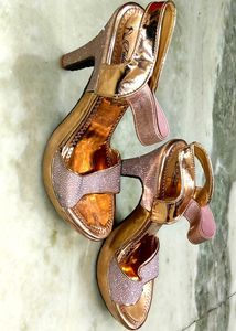 Sparkling Rose Gold Heels