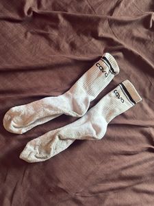 Cava White Athletic Socks