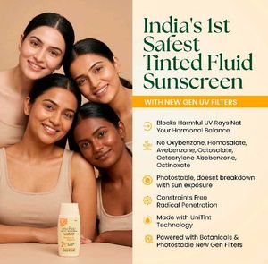 Moha Tinted Fluid Sunscreen SPF 50+ PA++++ 💛