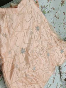 a beautiful intricate peace lehenga