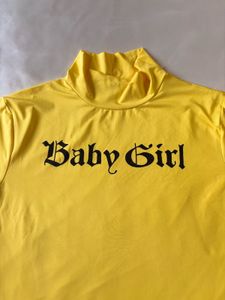 Yellow Baby Girl Full Sleeves Top