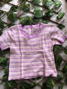 Chic Striped Knit Top