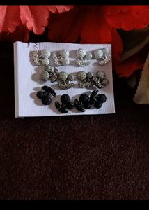 Cherry Stud Earrings Set 6