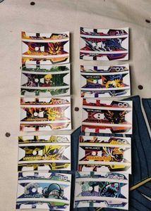 Beyblade launcher sticker set of 10 for x winder l