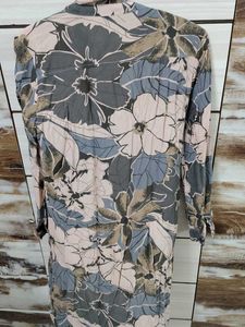 Retro Floral Button-Down Shirt