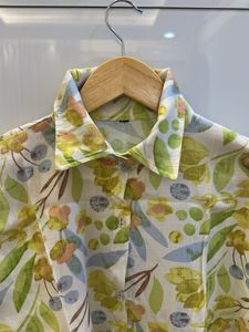 Floral Print Button-Up Shirt