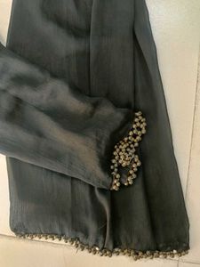 Elegant Black Dupatto
